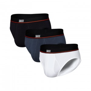 Saxx Non-Stop Stretch Cotton 3-Pack Underwear | 6891-KYOQT