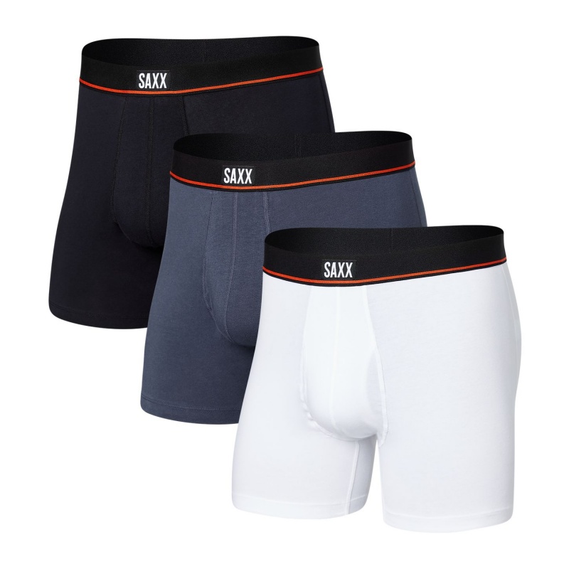 Saxx Non-Stop Stretch Cotton 3-Pack Underwear | 8450-HUVZO